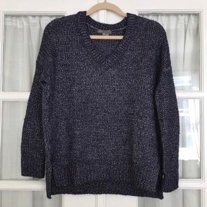 Wool silk chunky vneck Vince sweater